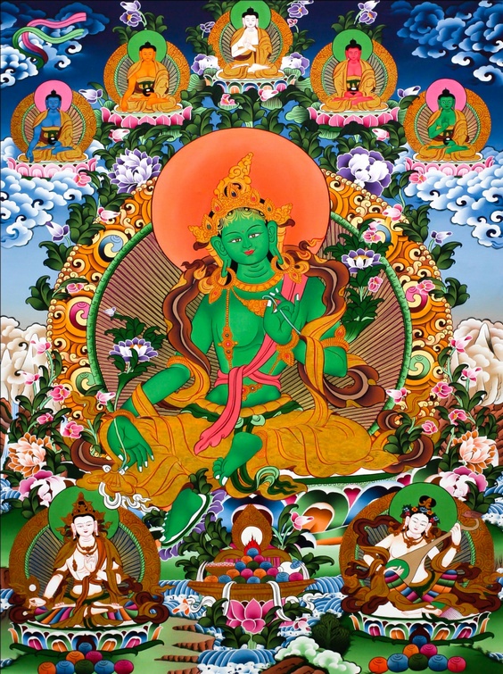 Giới thiệu về Đức Tara Xanh (Lục Độ Phật Mẫu Tara) Shop Hoa Vô Ưu