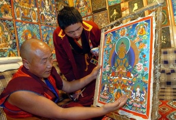 Tranh Thangka Tây Tạng Có Ý Nghĩa Như Nào Trong Phật Giáo Tây Tạng?